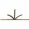 Ekena Millwork Richland Smooth Timber Gable Bracket, Douglas Fir, 108"W x 54"H x 3 1/2"D x 3 1/2"F, 12/12 Pitch GBW108X54X0404RIC00SDF - alternate 2